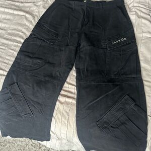 YoungLA Black Cargo Pants